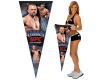 UFC Chuck Liddell 17x40 Premium Vertical Pennant